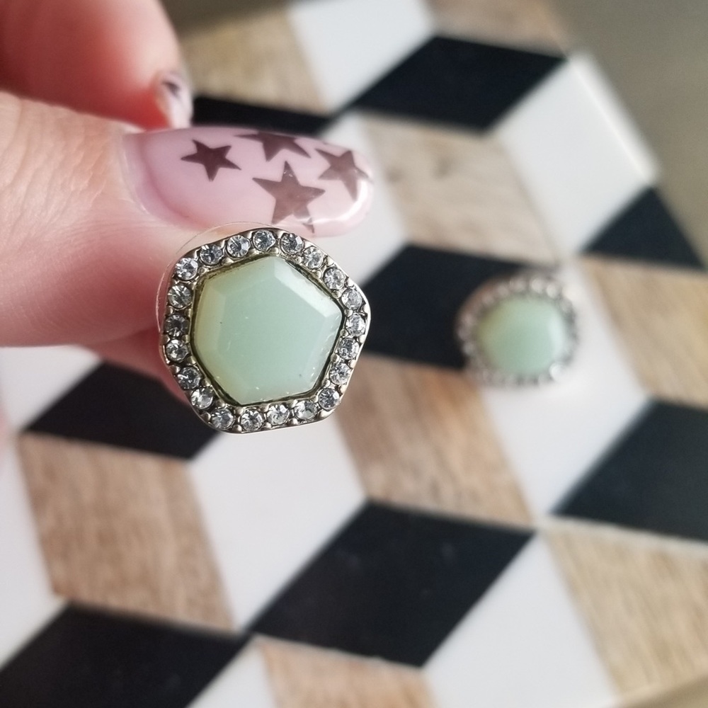 Mint Stud Earrings